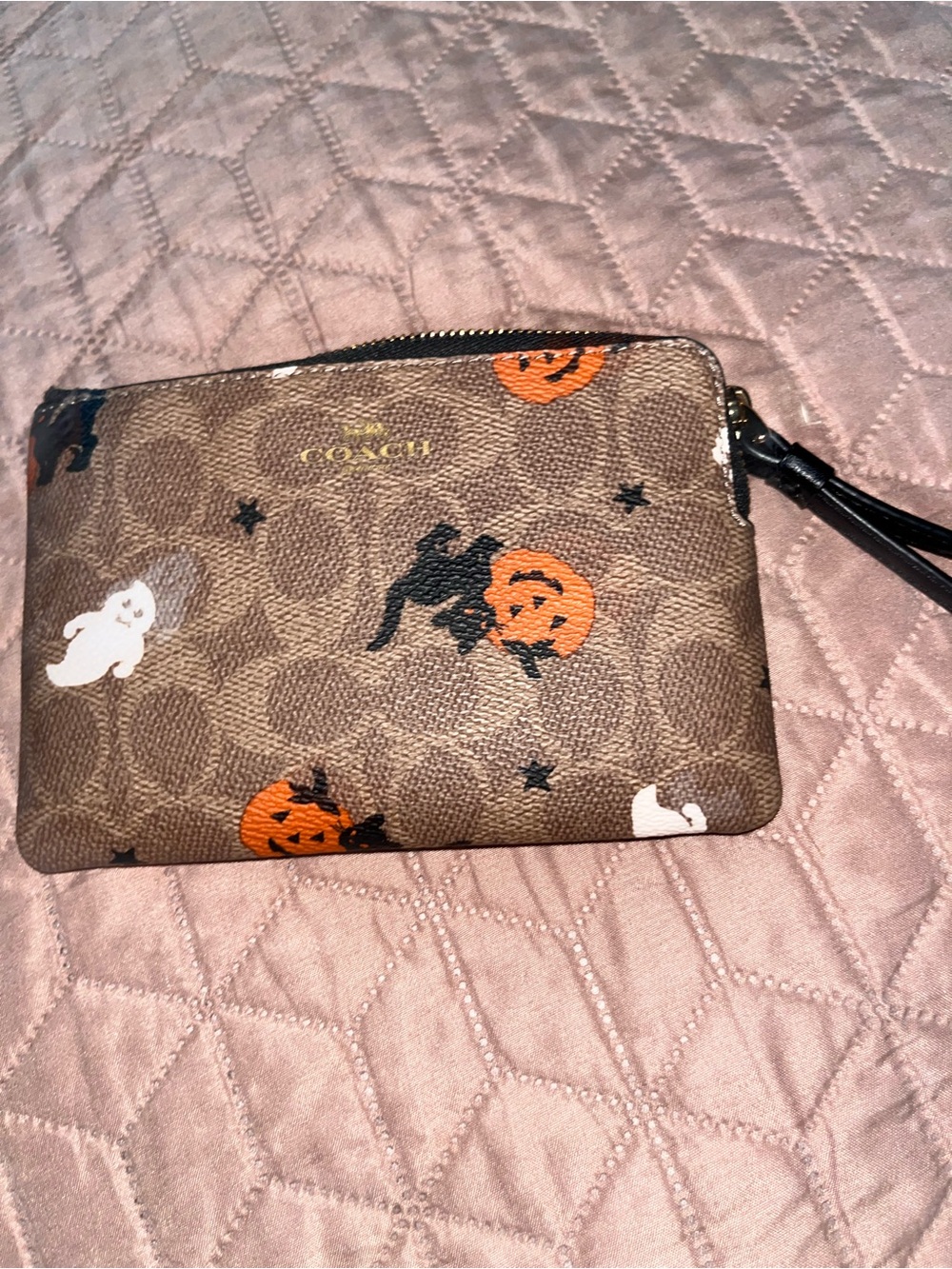 Authentic Coach Outlet Halloween Wristlet